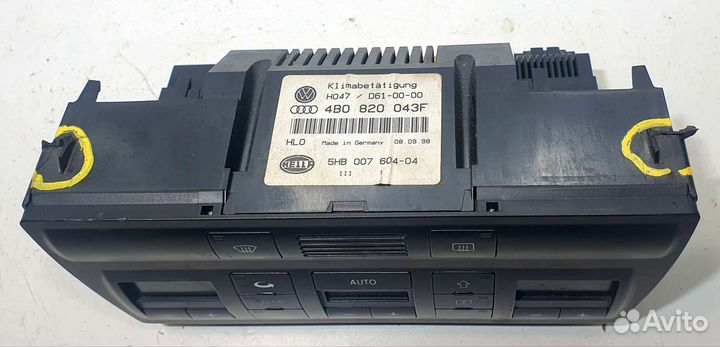 Блок управления климатом Audi A6 C5