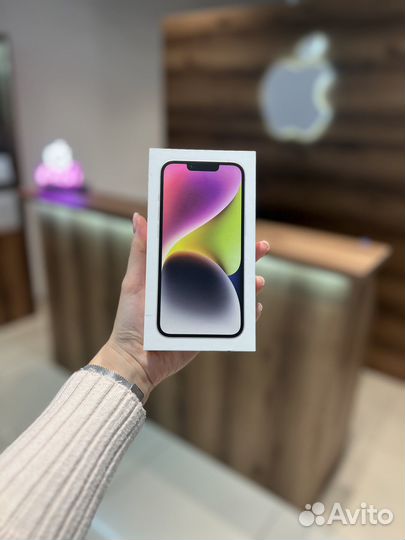 Новый iPhone 14 256Gb Starlight Айфон белый