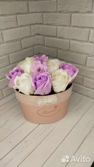 Букет из мыльных цветов.Мыльные розы