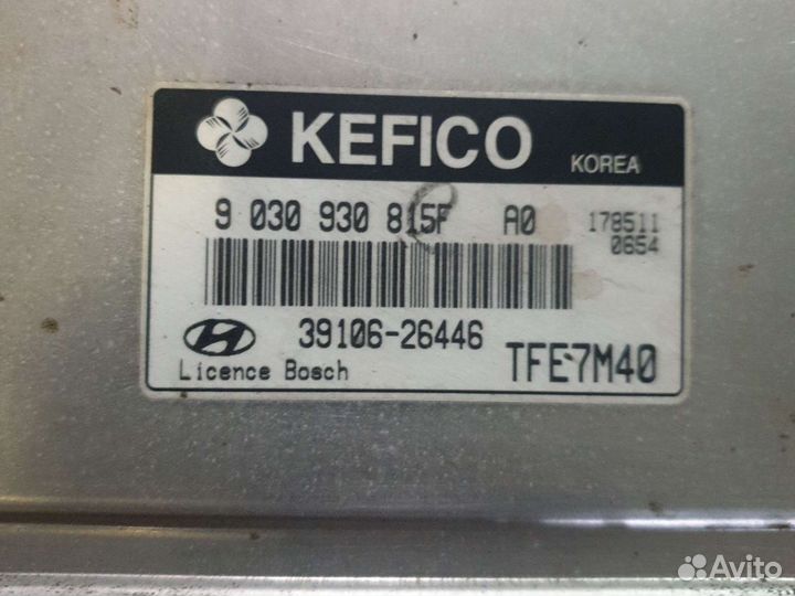 Блок управления двигателя хендай гетц