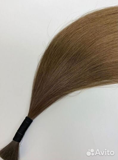 Волосы натуральные, прямые, надёжно