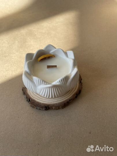 Свечи натуральные Лотос