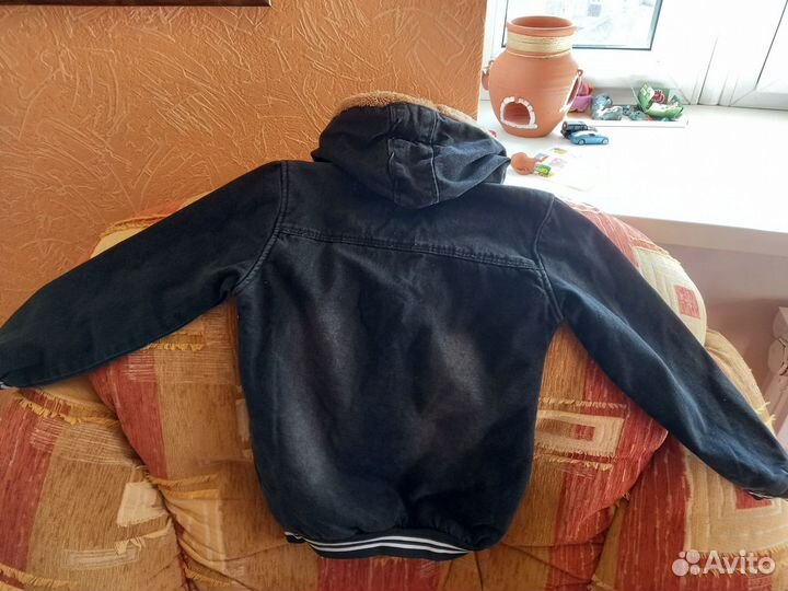 Толстовка детская джинсовая 116-128