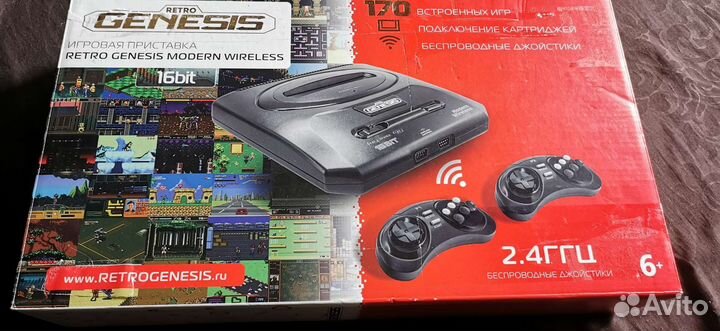 Игровая приставка Retro Genesis Sega беспроводная