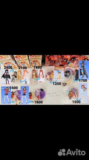 Много новых ориг.фигурок фильмов, аниме, игр