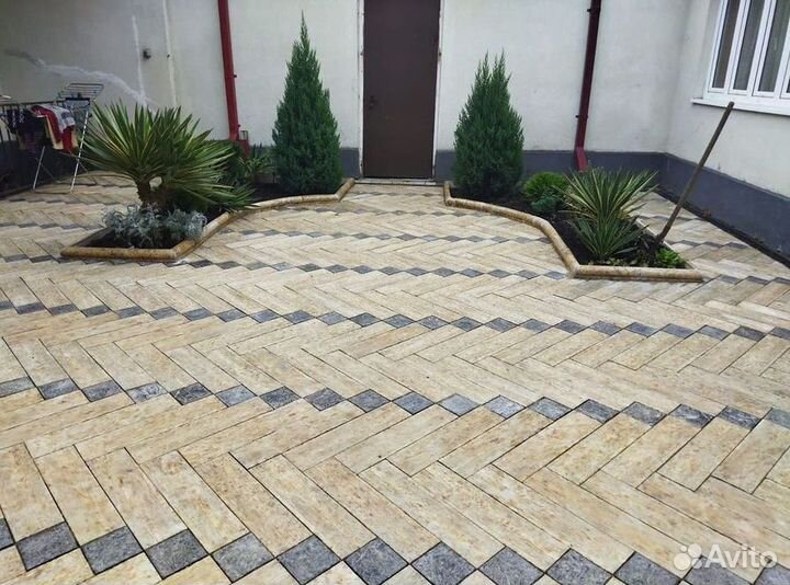 Тротуарная плитка.брусчатка. из кевларобетона