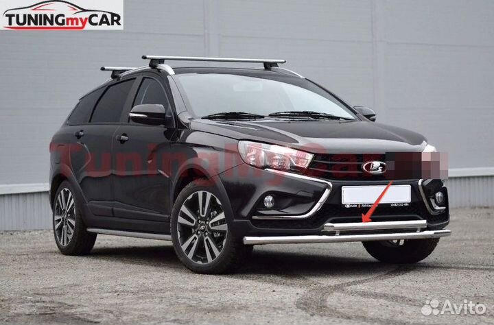 Защита перед.бампера (нпс) LADA Vesta SW Cross 17+