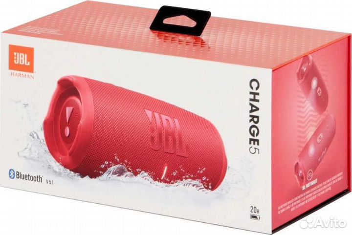 Портативная Колонка JBL Charge 5 / Red