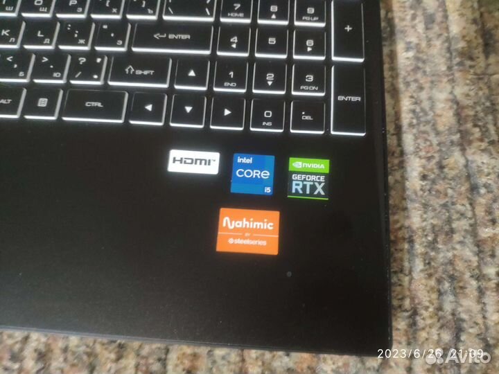 Игровой nvidia RTX 3050/Core i5-12450H/SSD512