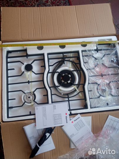 Газовая варочная панель 5 конфорок, 78,5см52см