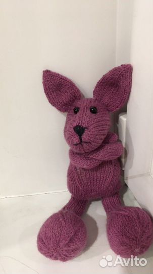 Заяц вязаный