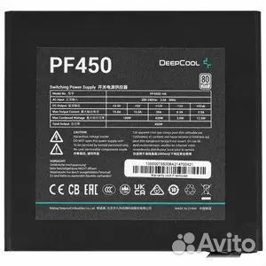 Блок питания deepcool PF450 R-PF450D-HA0B-EU