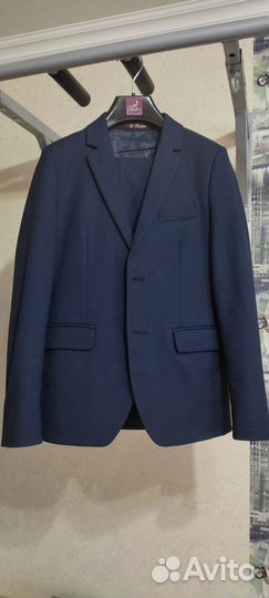 Школьный костюм для мальчика 146 синий