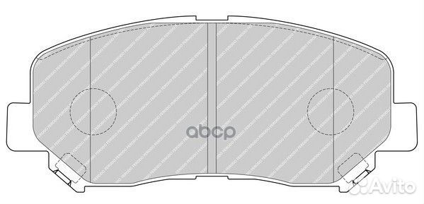 Колодки тормозные FDB4357 Ferodo