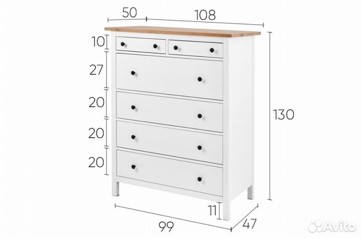 Комод Эванс (Новый)