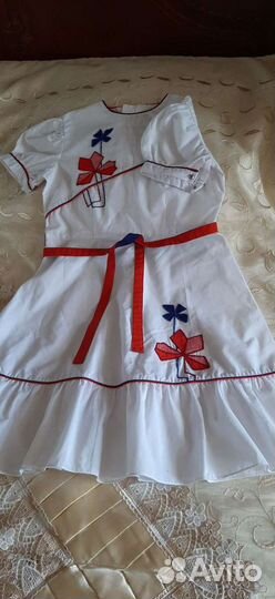 Платье детское,времен 80гг., пр-во кнр