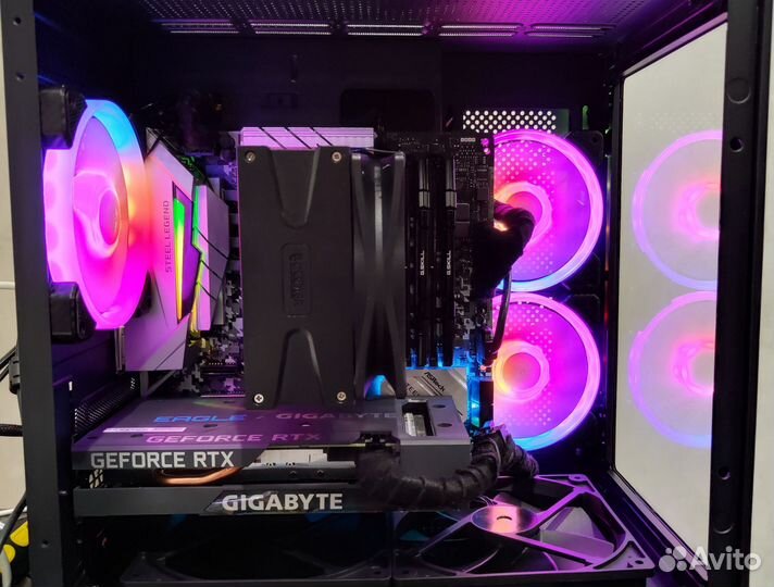 Современный пк Ryzen 5 5500 на RTX 3050 8Gb
