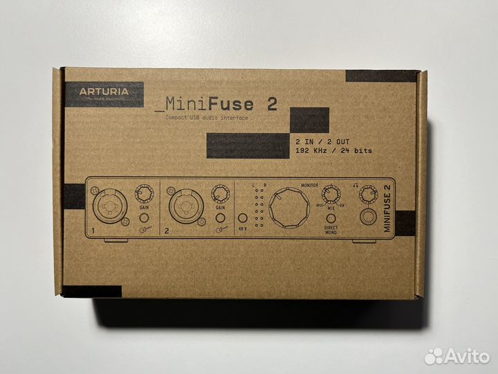 Звуковая карта Arturia Minifuse 2 Black новая