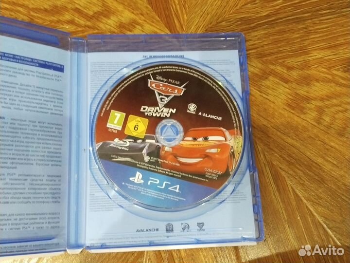 Диск на ps4: Тачки 