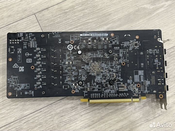 MSI AMD Radeon RX 580 armor 8G OC на пломбе