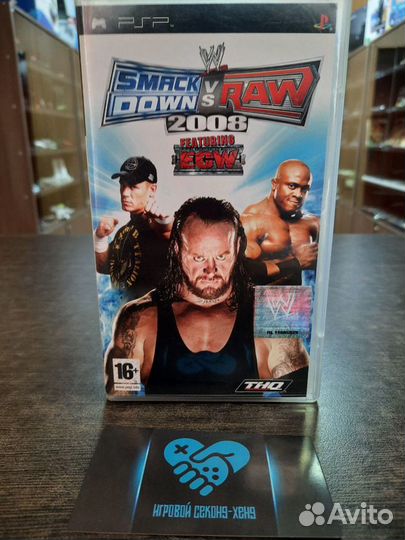 WWE SmackDown vs. RAW 2008 Лицензия PSP