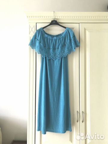 Льняное платье сарафан 120% Lino, 42-44р, Италия