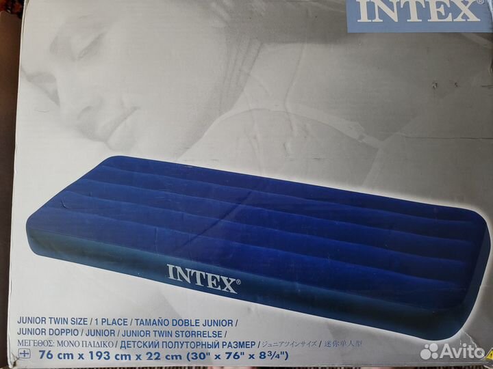 Надувной матрас intex