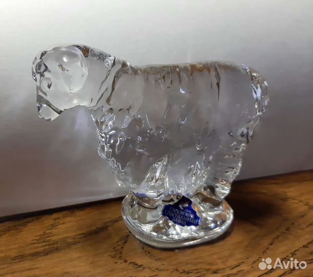 Фигурка Овца (Коза). Хрустальная