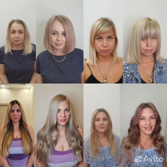 Окрашивание волос Стрижка Кератин Ботокс