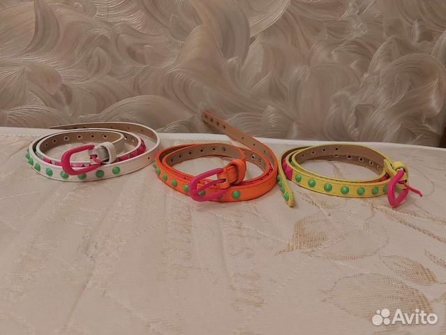 Ремни женские кислотного цвета