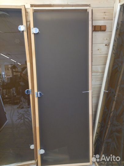 Двери для бани и сауны стеклянные