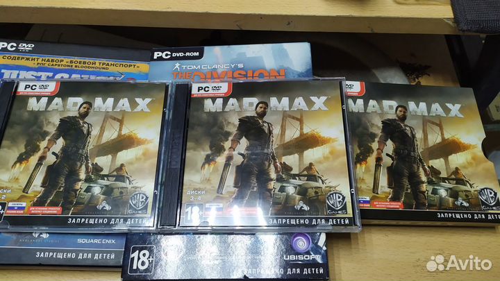 Три игры для pс: Mad Max, Just cause 3,Division