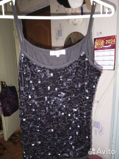 Блузка с пайетками 42-48