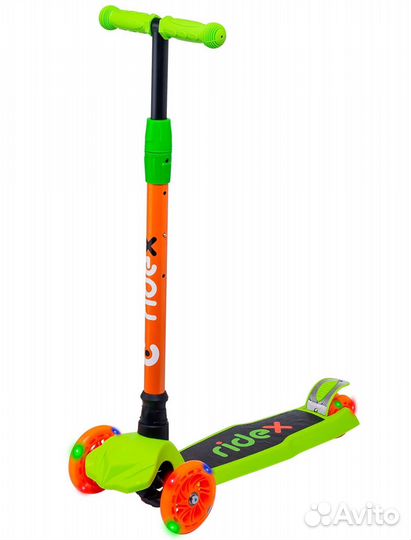 Самокат Ridex Chip 120/80 мм. (3-х колесный) (Све