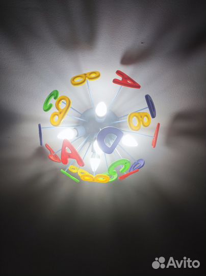 Люстра в детскую комнату