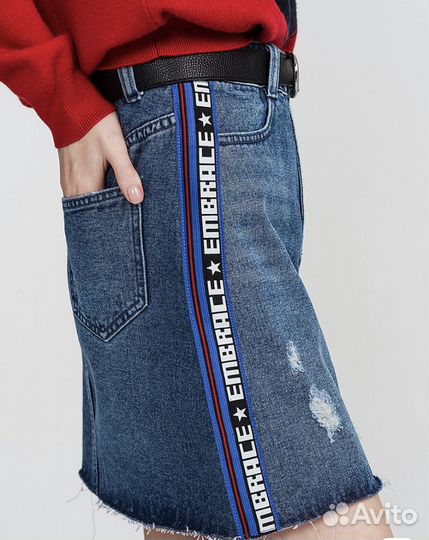 Юбка джинсовая