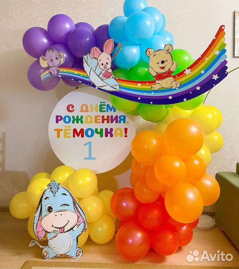 Фотозона баннер и шары