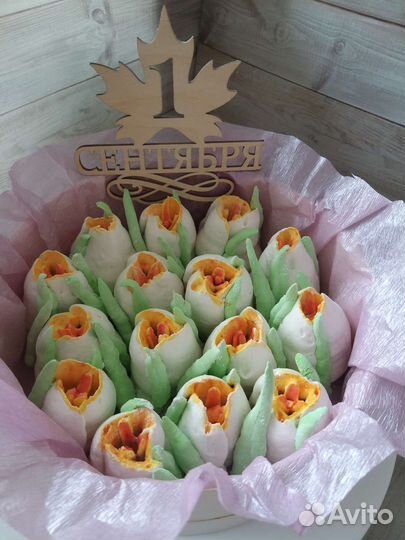 Зефирные букеты на заказ