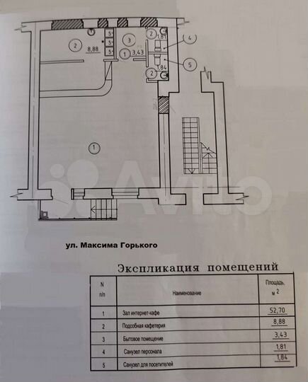 Сдам помещение свободного назначения, 69 м²