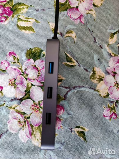 Hoco hb32 type c адаптер-переходник, почти новый