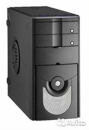 Корпус Minitower inwin Z720 Black microatx
