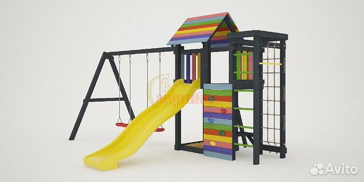 Детская игровая спортивная площадка black 6