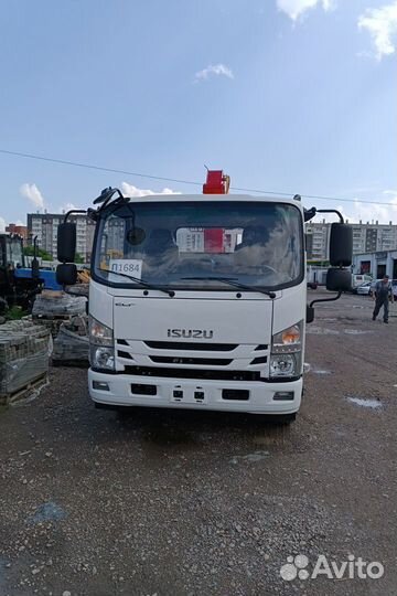 Isuzu Elf с КМУ, 2024