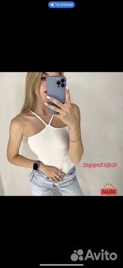 Майка белая
