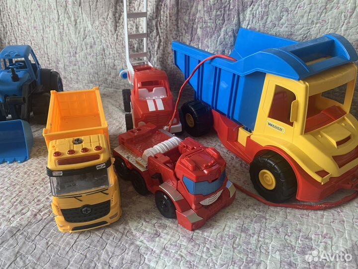 Машинки, трактор, трансформер