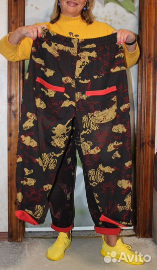 Стильн.,эффектн.брюки-шаровары р.52-58