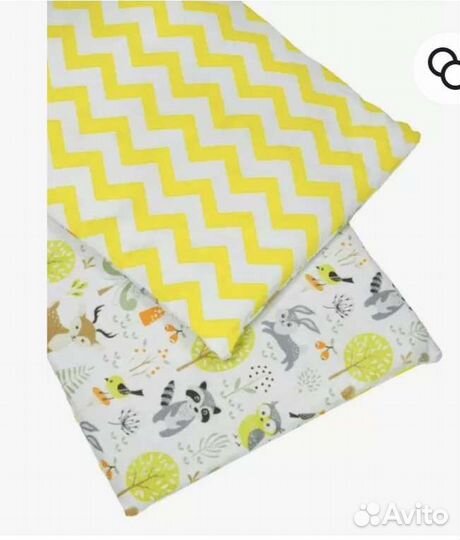 Бортики новые в детскую кроватку