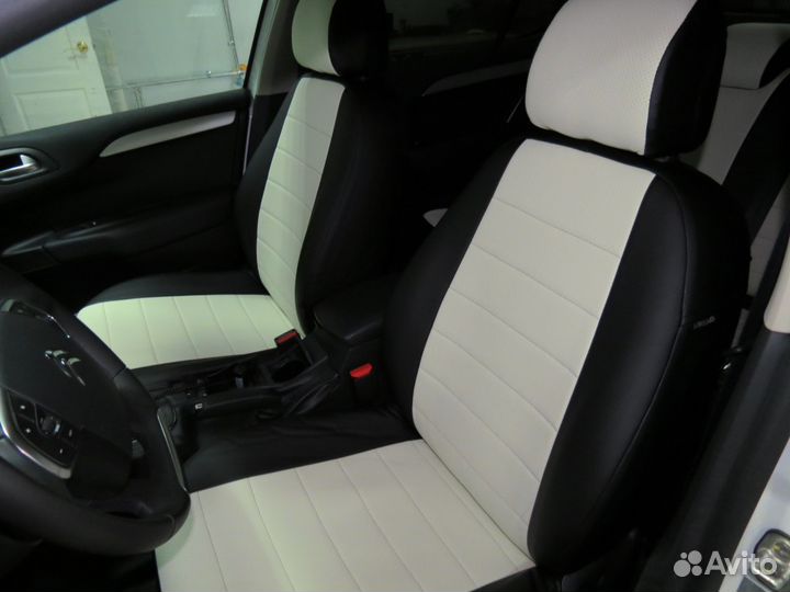 Чехлы из экокожи на Citroen C 4 c 2013 г. в