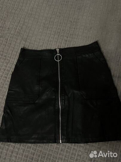Кожаная юбка