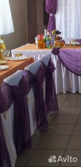 Банты на стулья